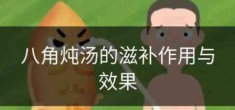 八角炖汤的滋补作用与效果(八角炖汤的滋补作用与效果是什么)